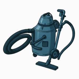 Aspirateur avec pompe à eau pour vidanger