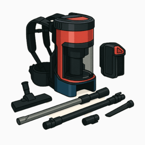 Aspirateur dorsal à batterie 18 volts