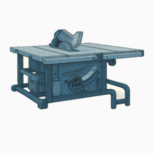 Banc de scie 8 1/4 pouces à batterie 18 volts