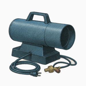 Chaufferette 70M BTU propane ventilé à batterie M18 - Électrique