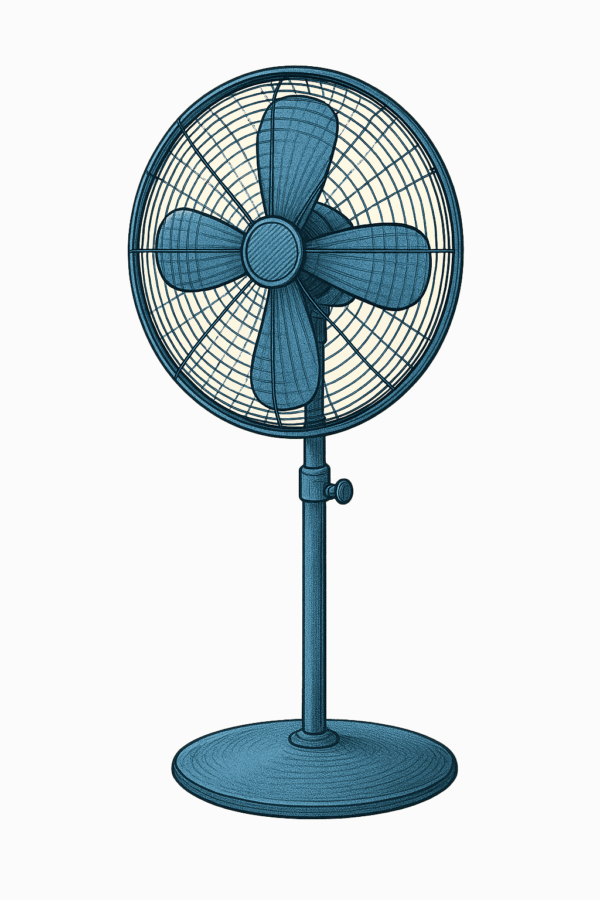 Ventilateur sur pied