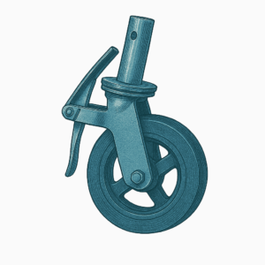 Roulette 8″ avec frein