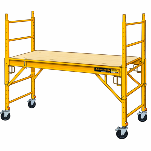 ÉCHAFAUDAGE PORTATIF INTÉRIEUR EN ALUMINIUM (BAKER)