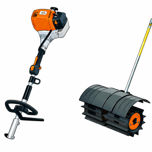 BALAI MOTORISÉ / BROSSE DE CAOUTCHOUC OU NYLON